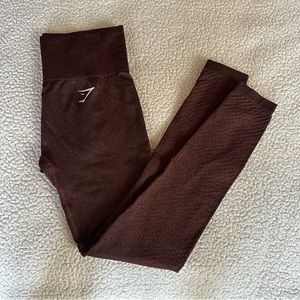 Gymshark brown vital seamless leggings